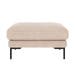Corwin gestoffeerde hocker beige - 84 x 45 cm