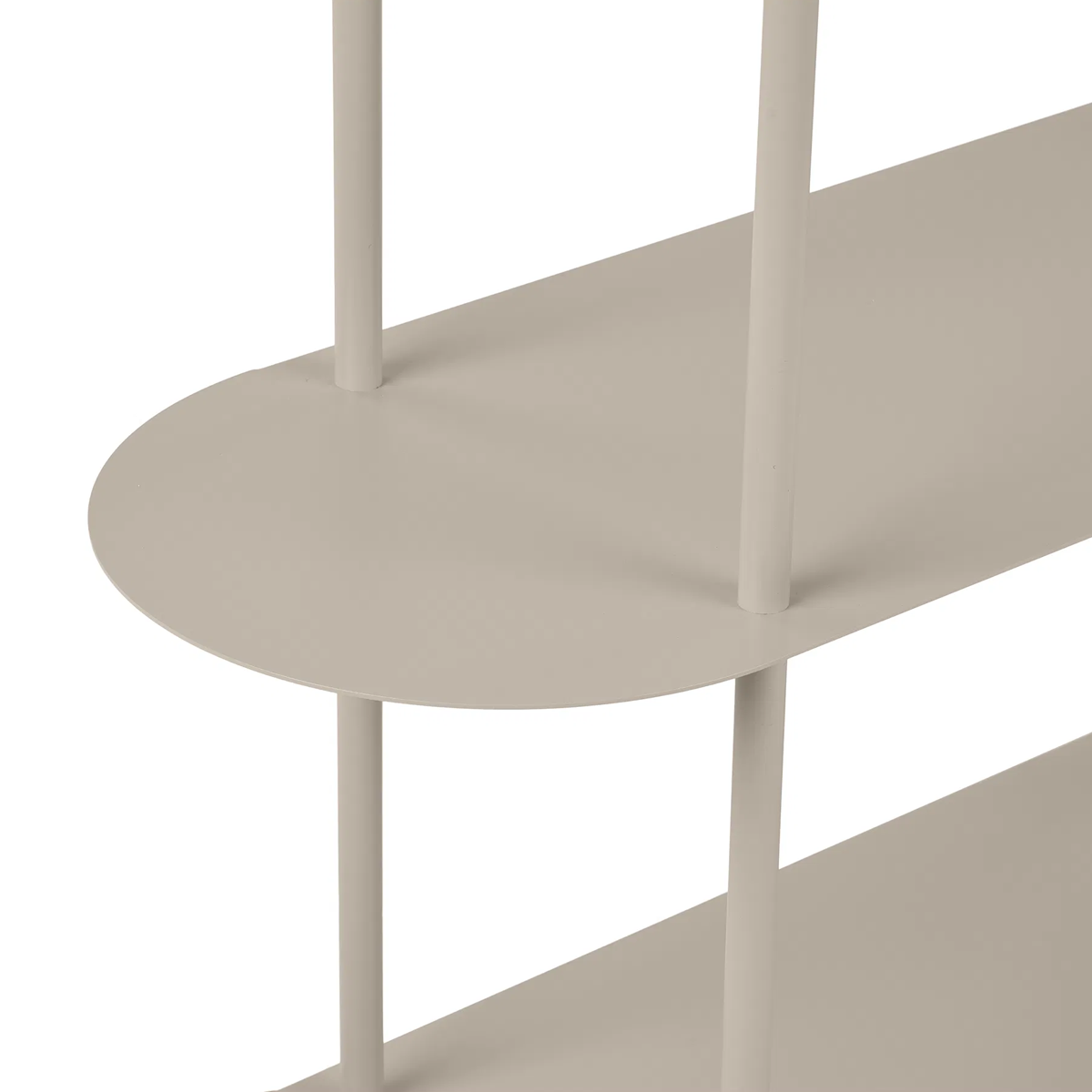 detail van de Riana metalen boekenkast