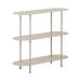 Riana metalen boekenkast beige - 90 x 81 cm