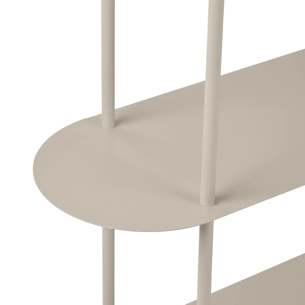 detail Riana metalen boekenkast beige