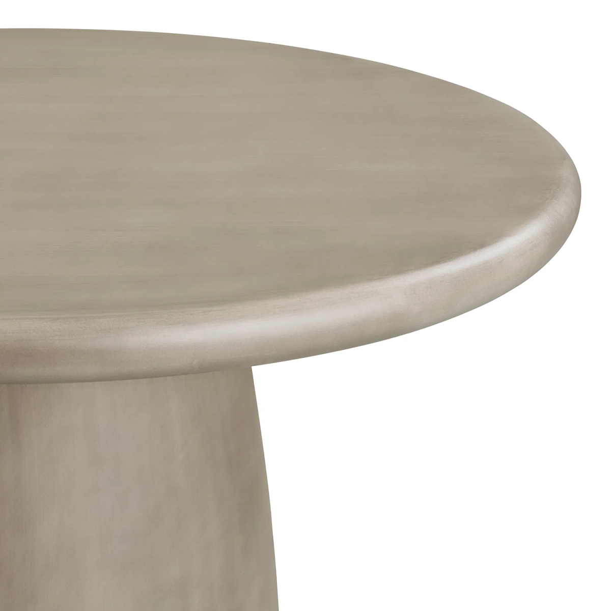detail Tycho fiberclay eettafel grijs - Ø120 x 75 cm
