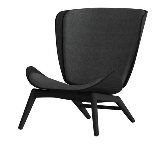 The Reader zwart houten fauteuil shadow