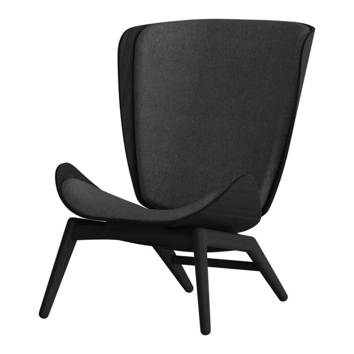 The Reader zwart houten fauteuil shadow