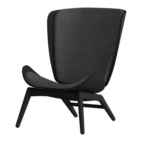 The Reader zwart houten fauteuil shadow