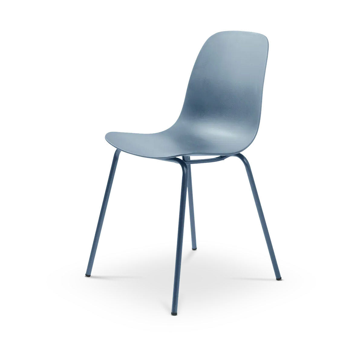 Suus kunststof eetkamerstoel blauw Gewoonstijl