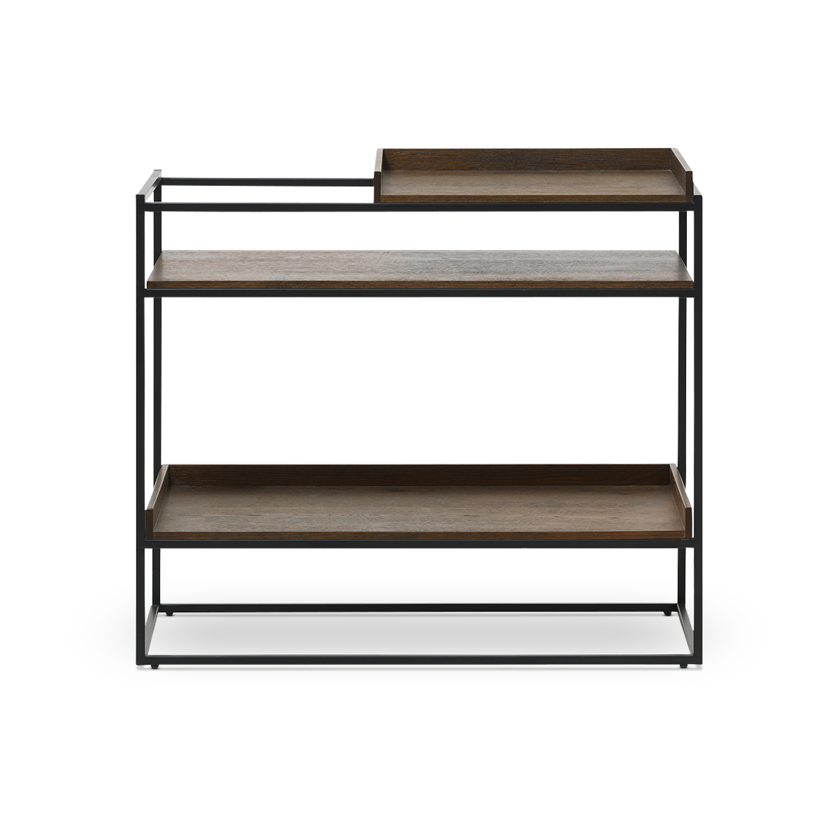 Rico houten sidetable gerookt eiken - 90 cm