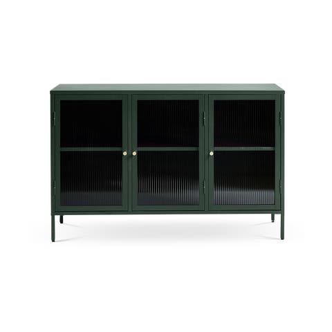 Katja metalen sideboard groen - 132 x 40 cm