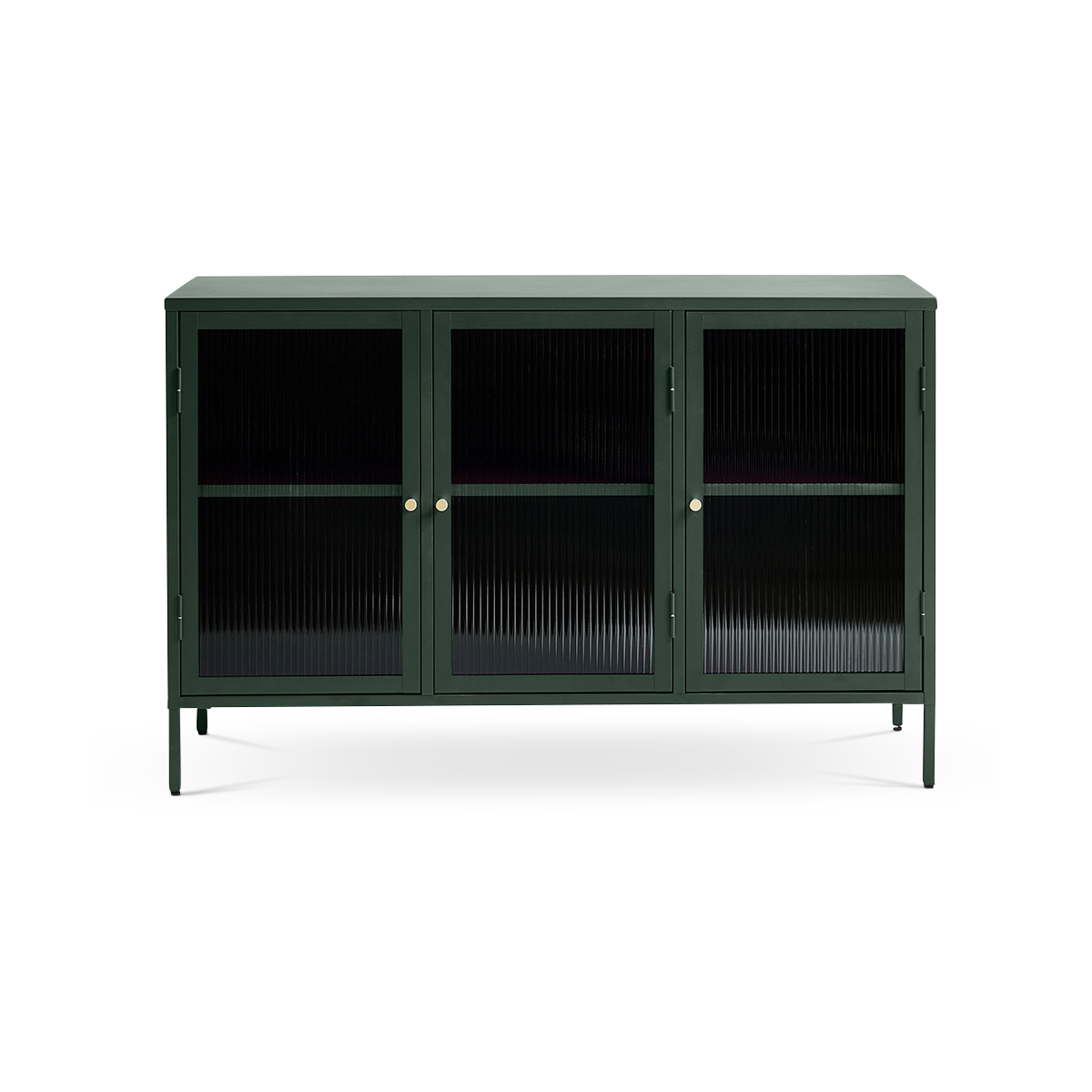 Katja metalen sideboard groen - 132 x 40 cm