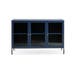 Katja metalen sideboard blauw - 132 x 40 cm