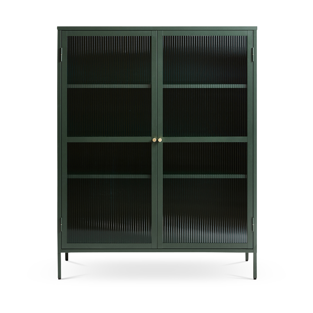 Katja metalen vitrinekast groen - 111 x 140