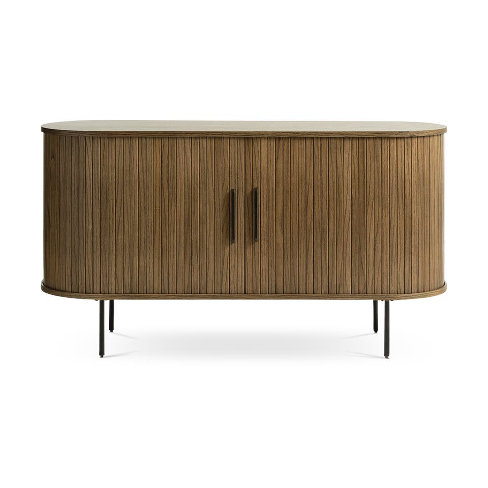 Lenn houten sideboard gerookt eiken - 140 x 45 cm