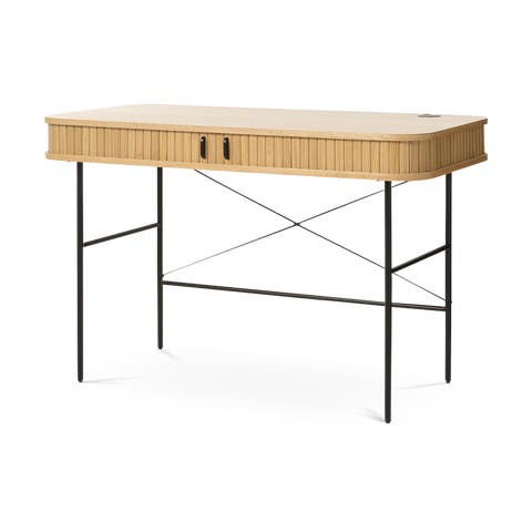 Lenn houten bureau naturel - 120 x 60 cm