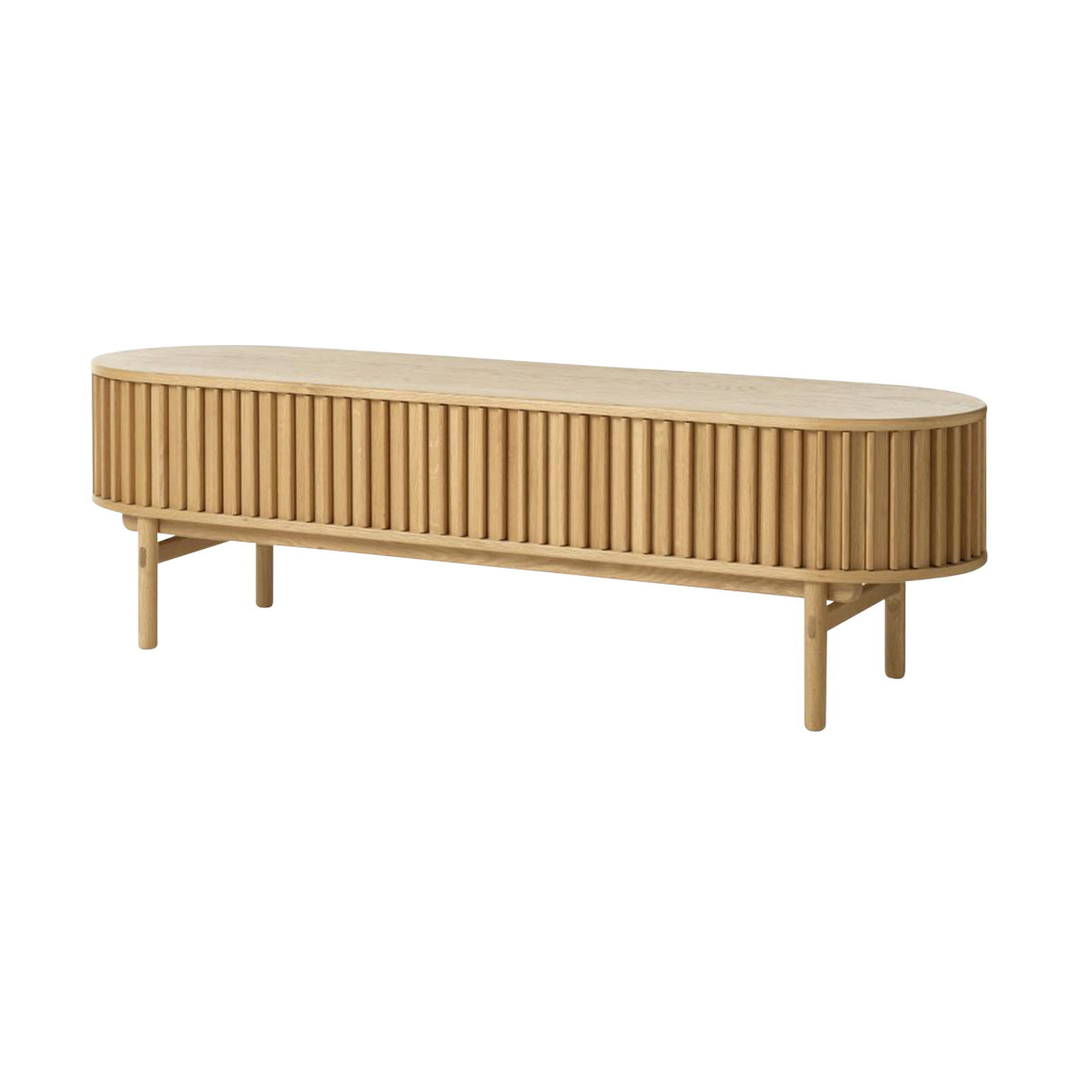 Kjeld houten tv meubel naturel - 160 x 45 cm