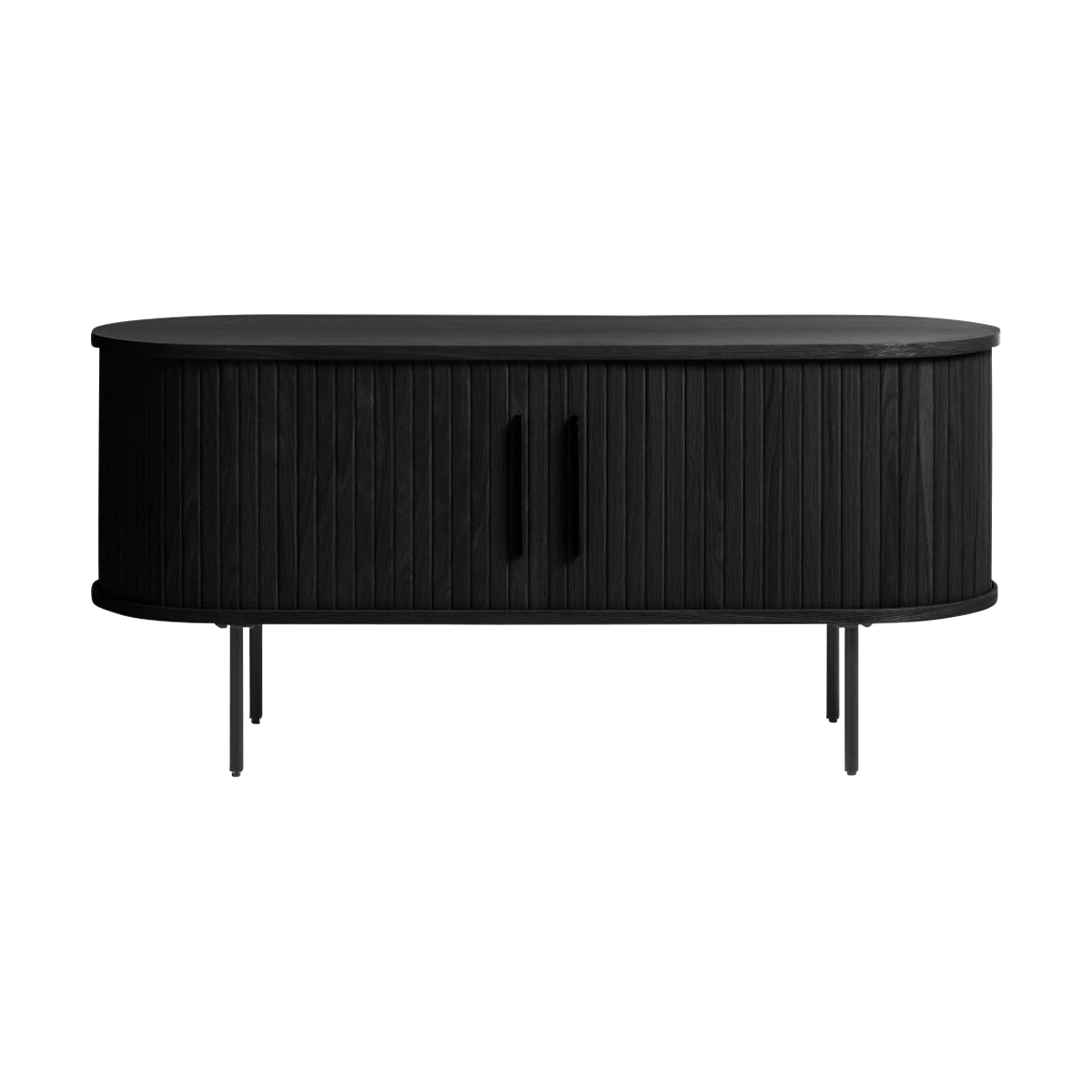 Lenn houten tv meubel zwart - 120 x 40 cm