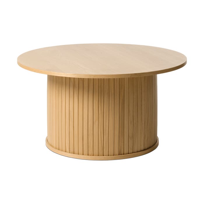 Lenn houten salontafel naturel - Ø90 cm