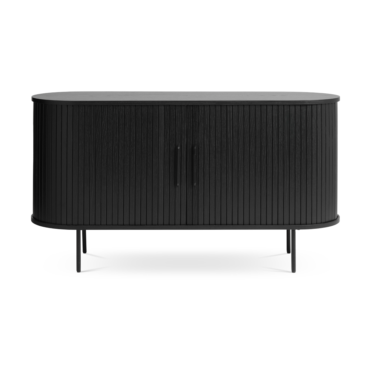 Lenn houten sideboard zwart - 140 x 45 cm