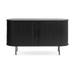 Lenn houten sideboard zwart - 140 x 45 cm