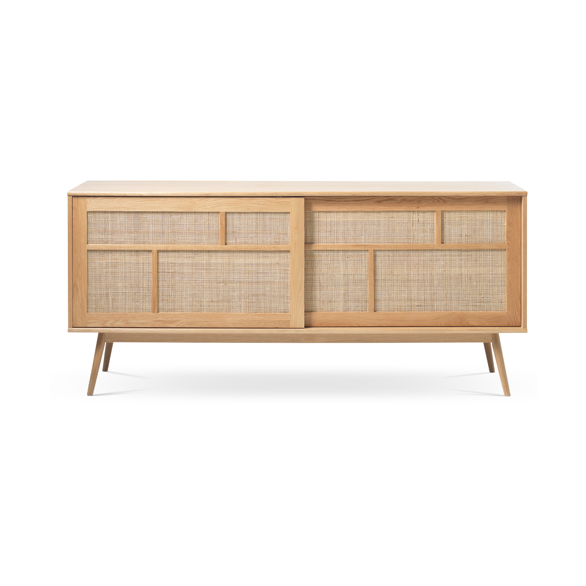 Boas houten sideboard naturel - 180 x 45 cm