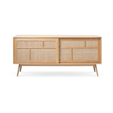 Boas houten sideboard naturel - 180 x 45 cm