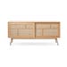 Boas houten sideboard naturel - 180 x 45 cm