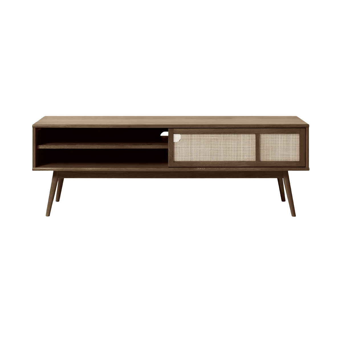 Boas houten tv meubel gerookt eiken - 150 x 45 cm