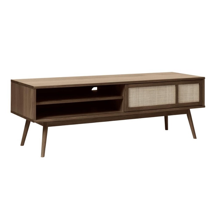 Boas houten tv meubel gerookt eiken - 150 x 45 cm - vintage - retro - dressoir - 150 cm - bruin