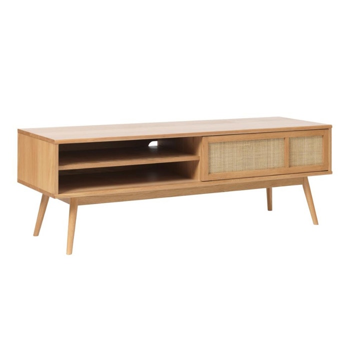 Boas houten tv meubel naturel - 150 x 45 cm - vintage - retro - dressoir - 150 cm - bruin