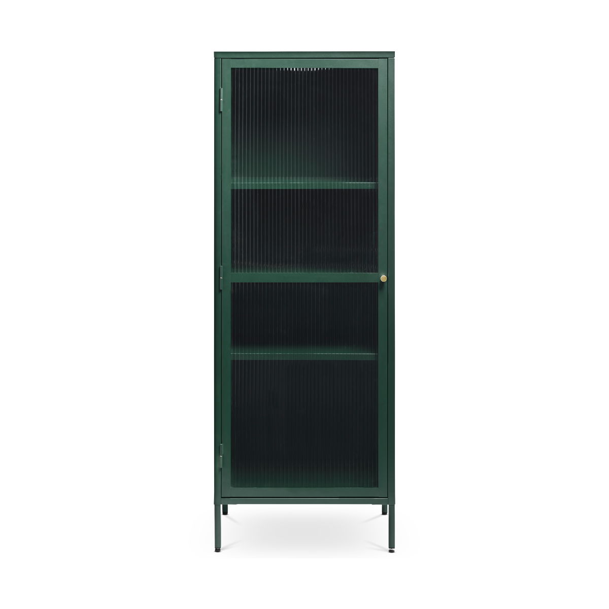 Katja metalen vitrinekast groen - 58 x 160 cm