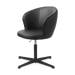 Lou bureaustoel kunstleer zwart
