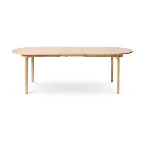 Kjeld verlengstuk naturel voor Kjeld eettafel - 45 x 100 cm