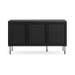 Jari houten sideboard zwart - 140 x 40 cm