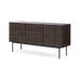 Vanja houten sideboard donkerbruin - 160 x 45 cm