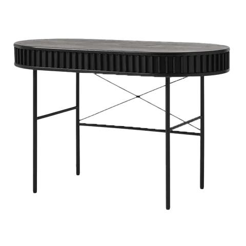 Redmer houten bureau zwart eiken - 120 x 60 cm