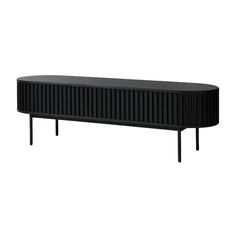 Redmer houten tv meubel zwart eiken - 160 x 45 cm