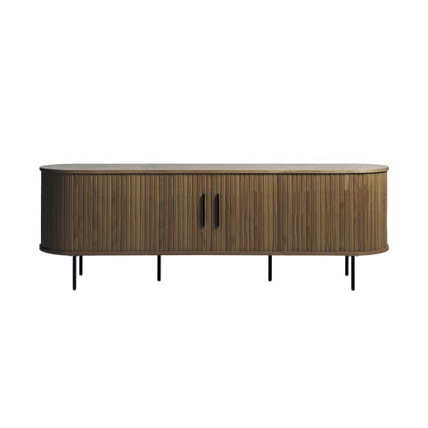 Lenn houten tv meubel gerookt eiken - 180 x 40 cm