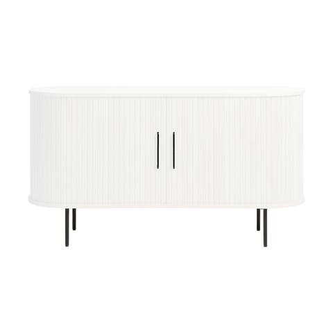 Lenn houten sideboard wit eiken - 140 x 45 cm