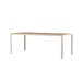 Aaron tuintafel polywood beige - 205 x 90 cm