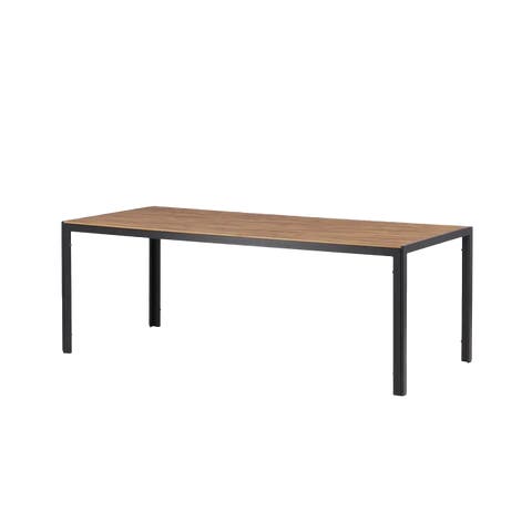 Aaron tuintafel polywood bruin - 205 x 90 cm