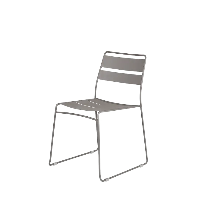 Svea metalen tuinstoel grijs