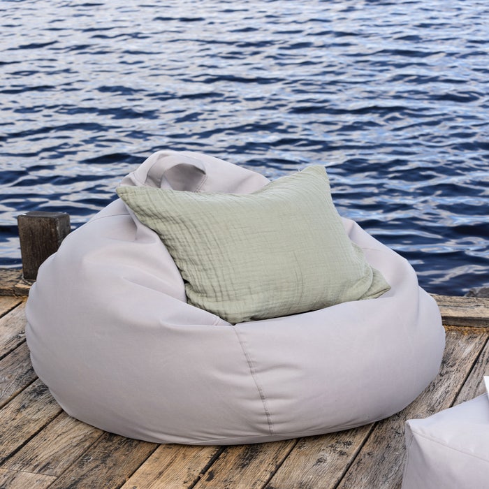 Nils outdoor lounge zitzak beige - buiten - volwassenen - tuin