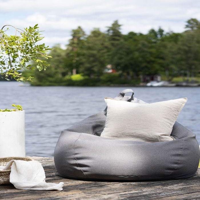 Nils outdoor lounge zitzak grijs - buiten - volwassenen - tuin