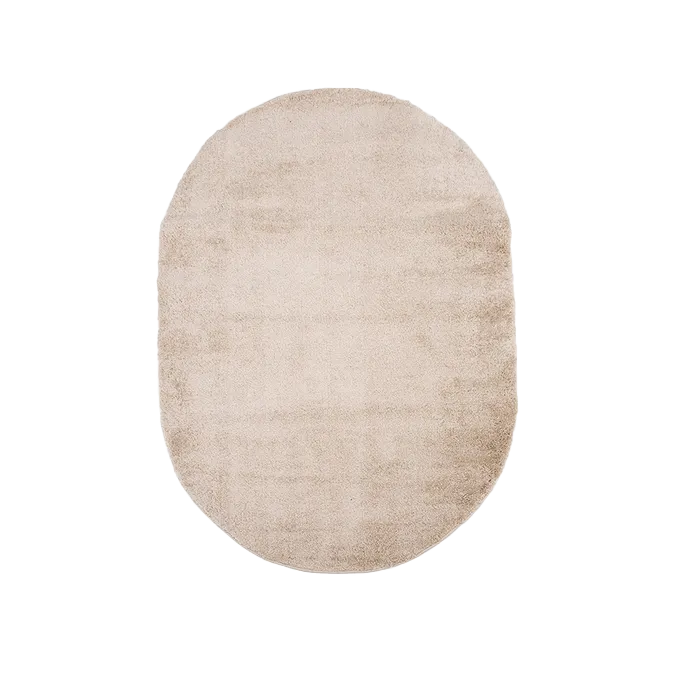 Romee vloerkleed ovaal beige - 230 x 160 cm