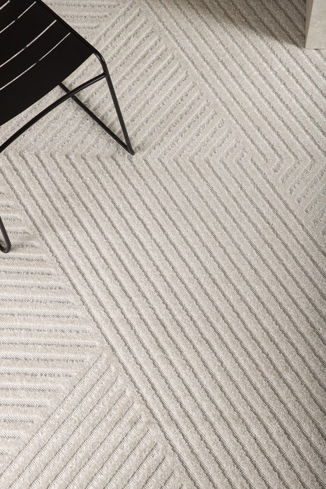 Helen vloerkleed crème - 290 x 200 cm - groot - woonkamer - laagpolig - kopen - slaapkamer - beige - scandinavisch - gebroken wit - 290 x 200