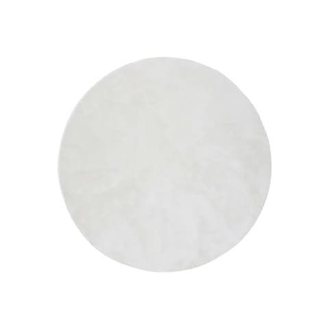 Kelsey vloerkleed wit - Ø 200 cm