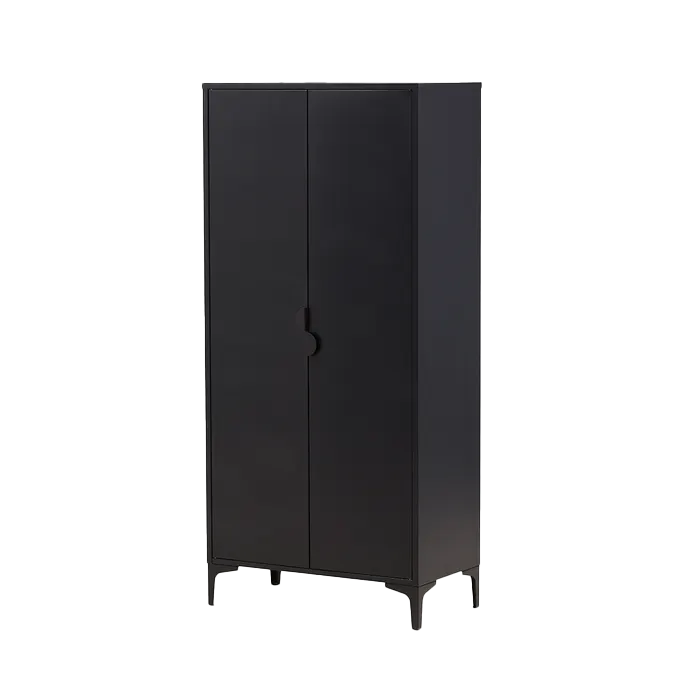 Raf metalen kledingkast zwart - 183 x 85 cm
