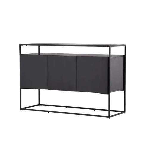 Cedric houten dressoir zwart - 120 x 45 cm