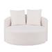 Kathleen loveseat teddystof wit