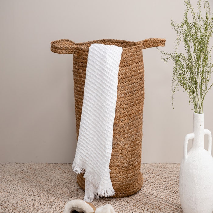 Pilar jute opbergmand - Ø35 cm - kinderkamer - speelgoed - grote - rond