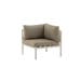 Milena modulair loungeset hoekelement beige - 74 x 74 cm