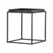 Ferre metalen bijzettafel zwart - 45 x 45 cm
